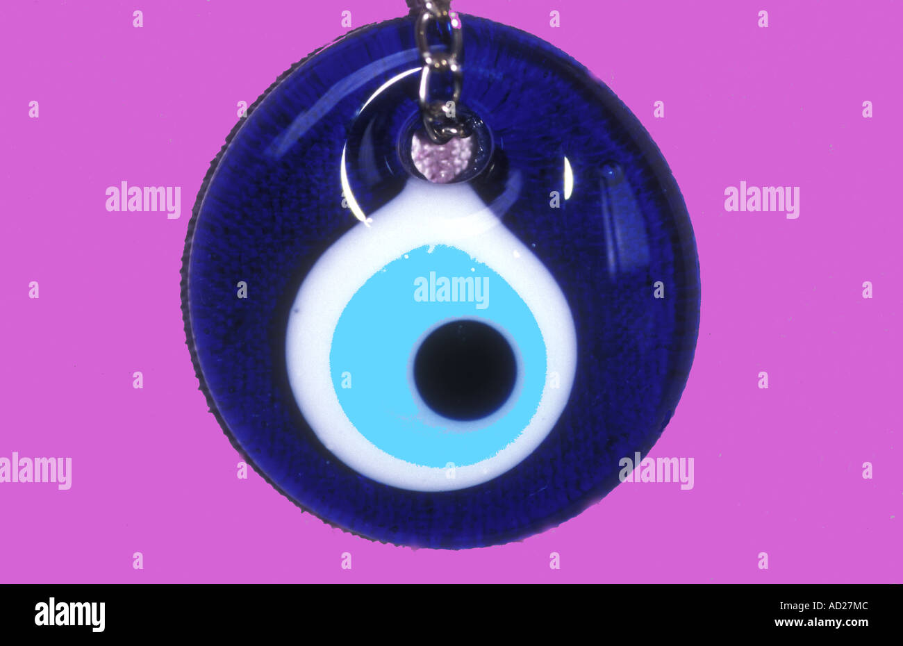 A glass charm to ward off evil eye Stock Photo Alamy